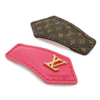 Louis Vuitton Set 2 Barrette LV Backstage Mini Hairpin Hair Set of 2 Takashi
