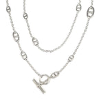 Hermes Necklace Chaine D'ancre Farande 160 AG 925 SV Silver Jewelry — view 2