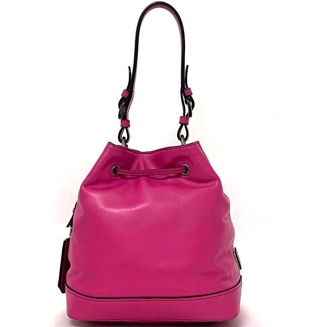 Prada Draw String 2-Way Bag Pink Fuxia Fuchsia Bn2785 — view 4