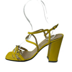 Gucci Mule 37 C Horsebit Yellow 37 Leather