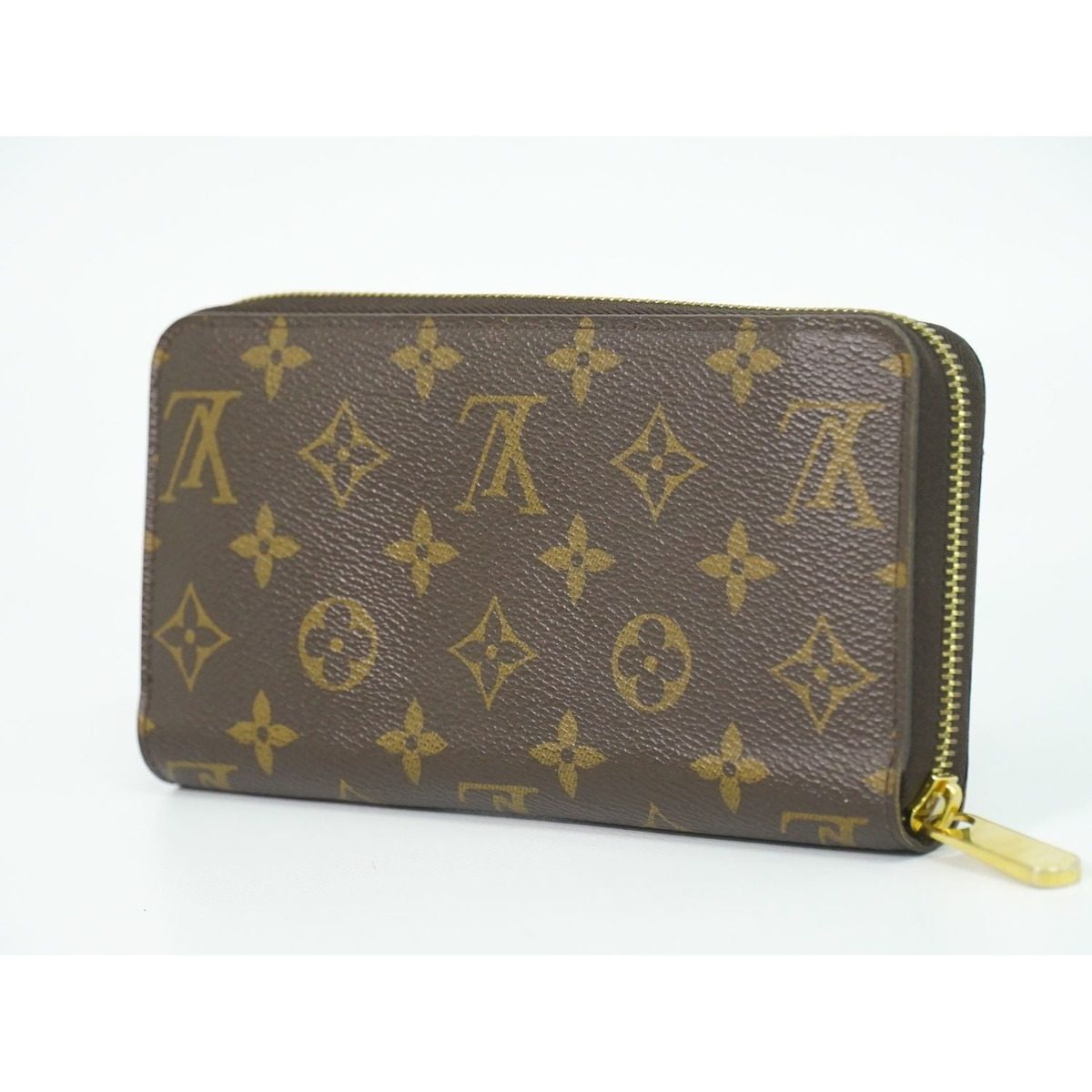 Louis Vuitton LV Zippy Wallet Monogram Zip Around Brown — view 2