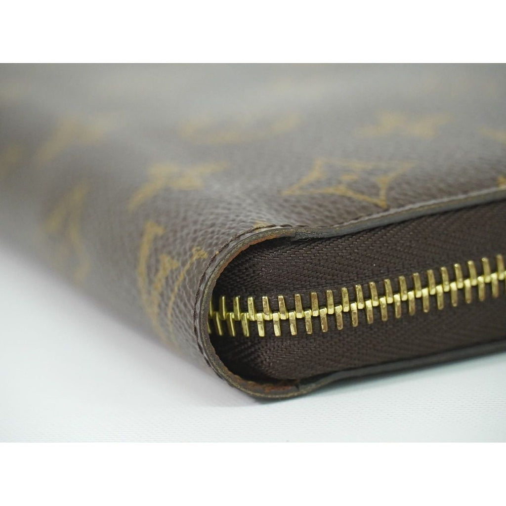 Louis Vuitton LV Zippy Wallet Monogram Zip Around Brown — view 7
