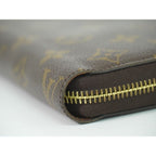 Louis Vuitton LV Zippy Wallet Monogram Zip Around Brown — view 7