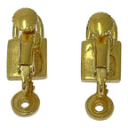 Dior GP Cadenas Motif Earrings Gold — view 4