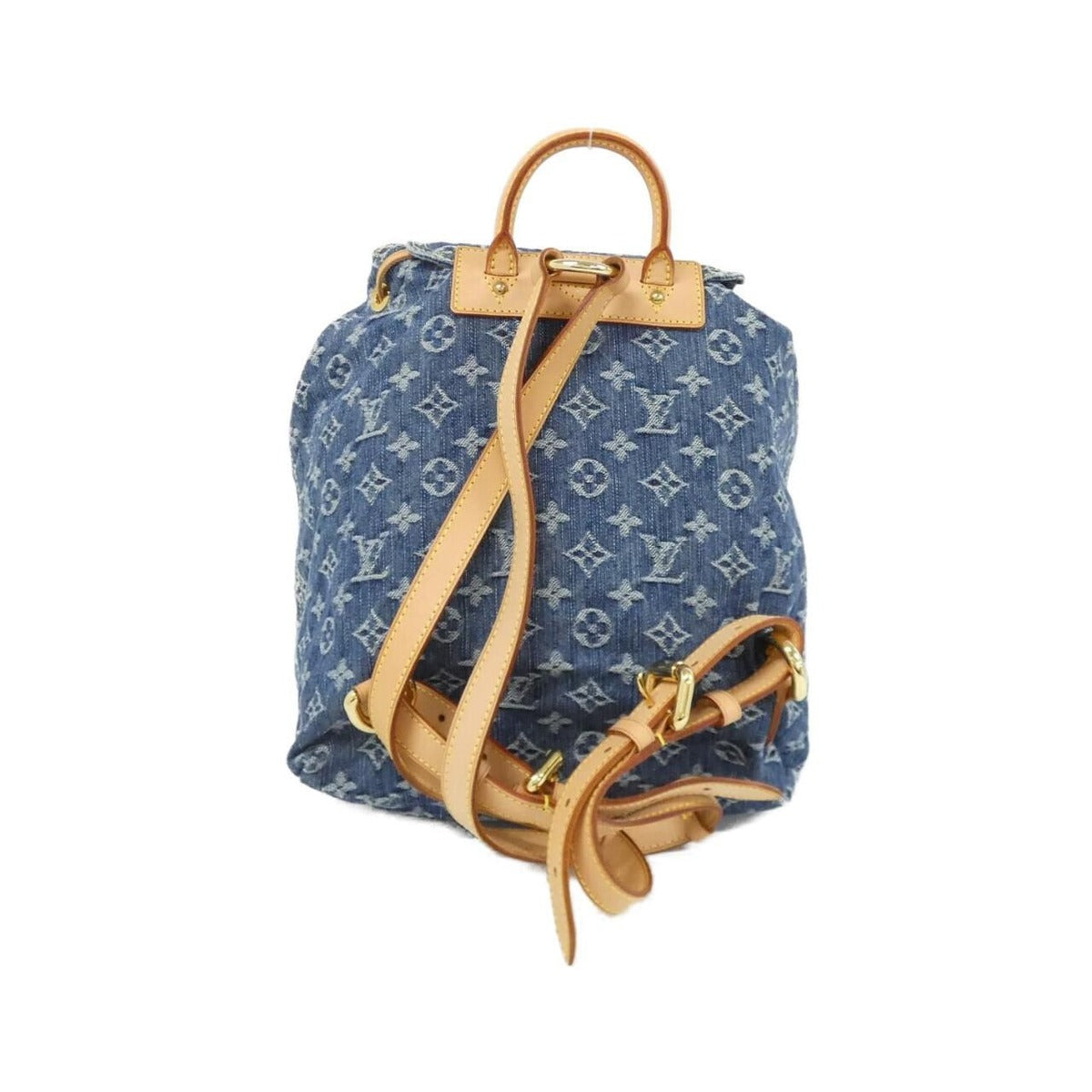Louis Vuitton Vintage Monogram Denim Sac a Dos GM Backpack — view 2