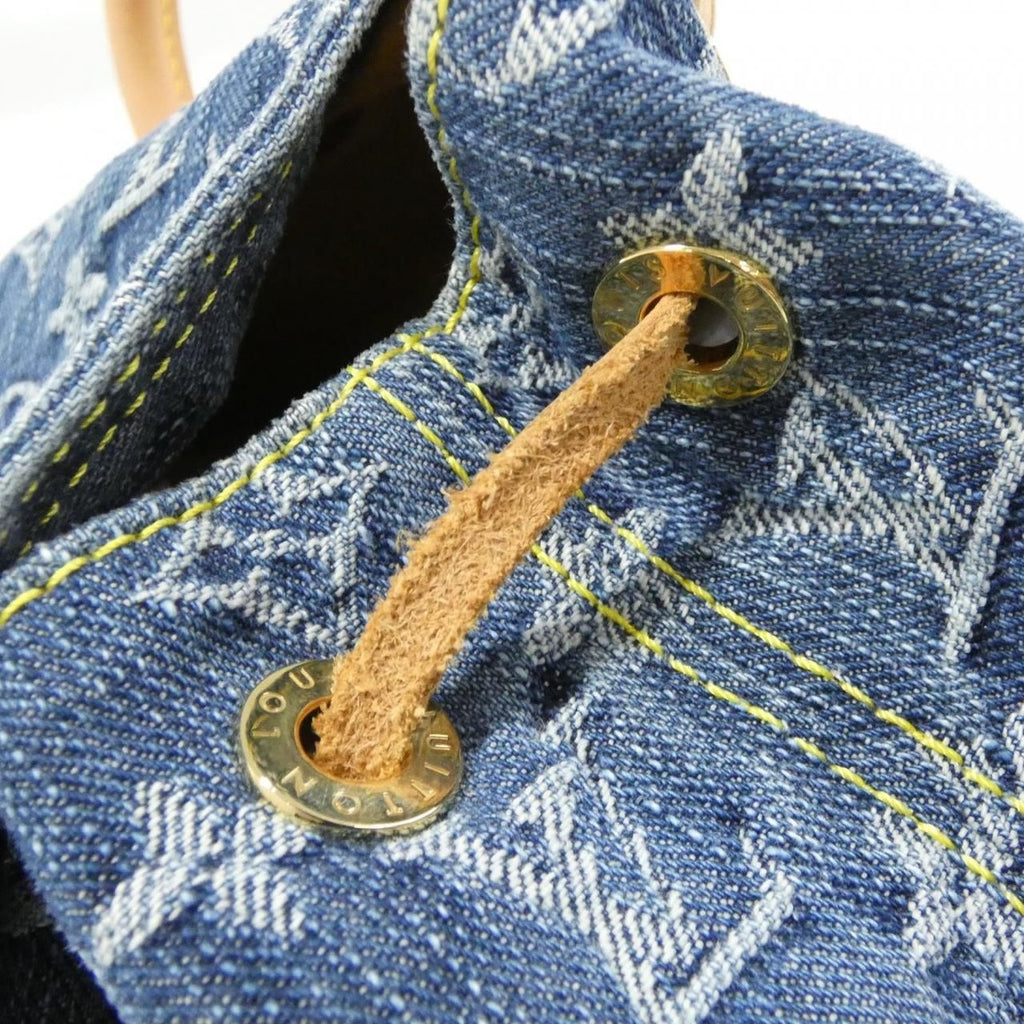 Louis Vuitton Vintage Monogram Denim Sac a Dos GM Backpack — view 5