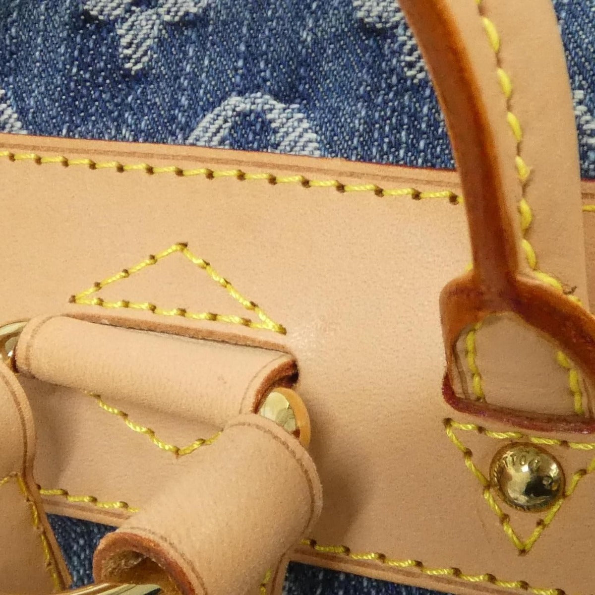 Louis Vuitton Vintage Monogram Denim Sac a Dos GM Backpack — view 6