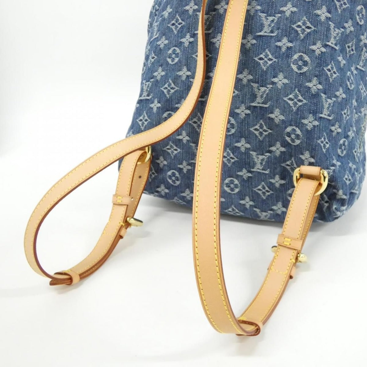 Louis Vuitton Vintage Monogram Denim Sac a Dos GM Backpack — view 9