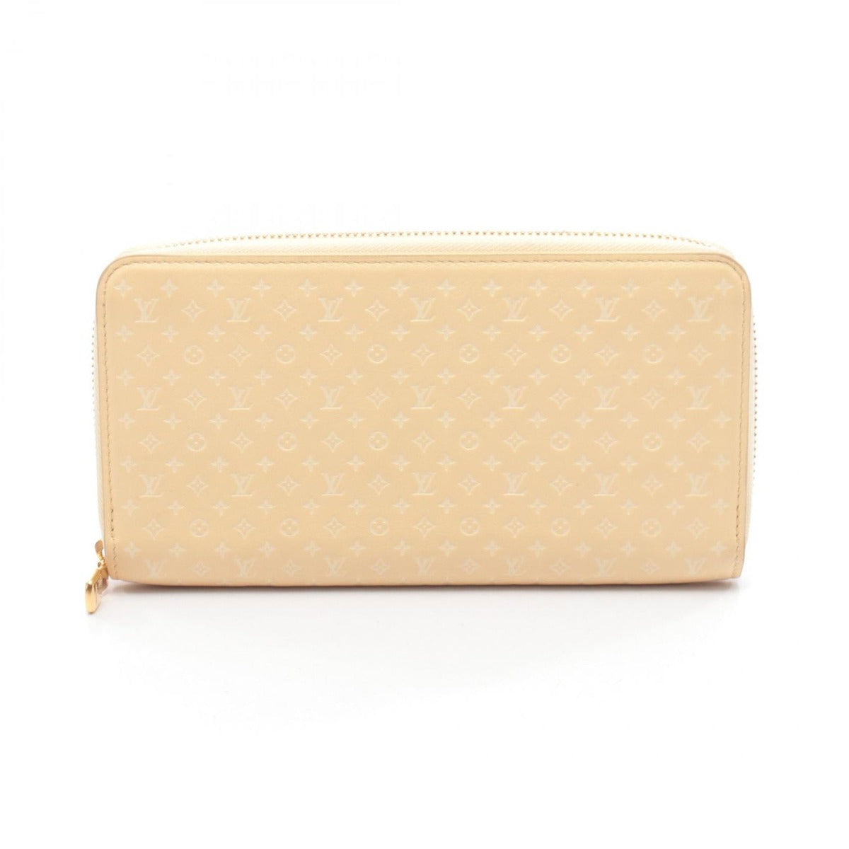 Louis Vuitton Round Wallet Zippy Nano Monogram Jaune Leather