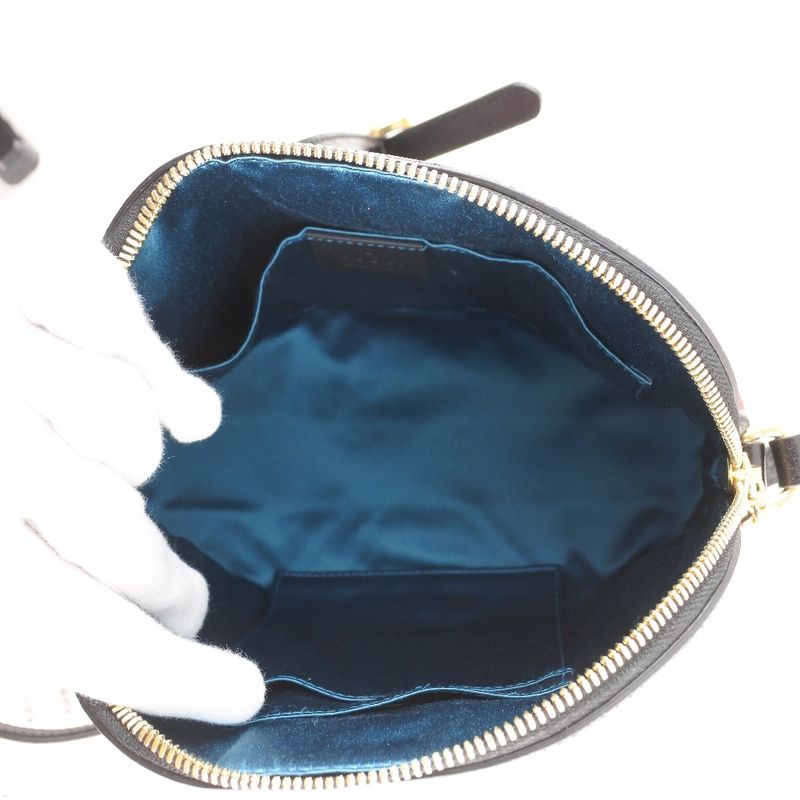 Gucci Ophidia Suede And Leather Hibisca Scuffed Shoulder Bag — view 8