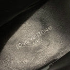 Louis Vuitton Moonlight Line Boots Short Shoes Satin White Black Ankle — view 7