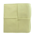 Bottega Veneta Maxi Intrecciato IC Chip Leather Yellow Bifold Wallet — view 3
