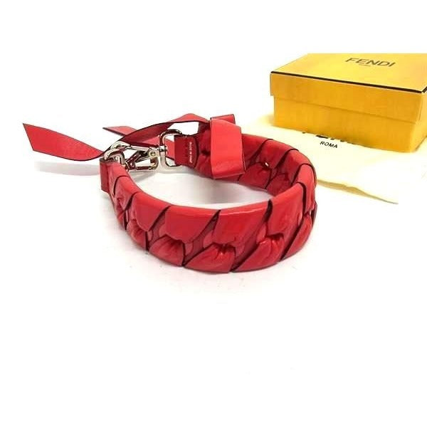 Fendi Strap You Mini Leather Ribbon One Handle for Bags