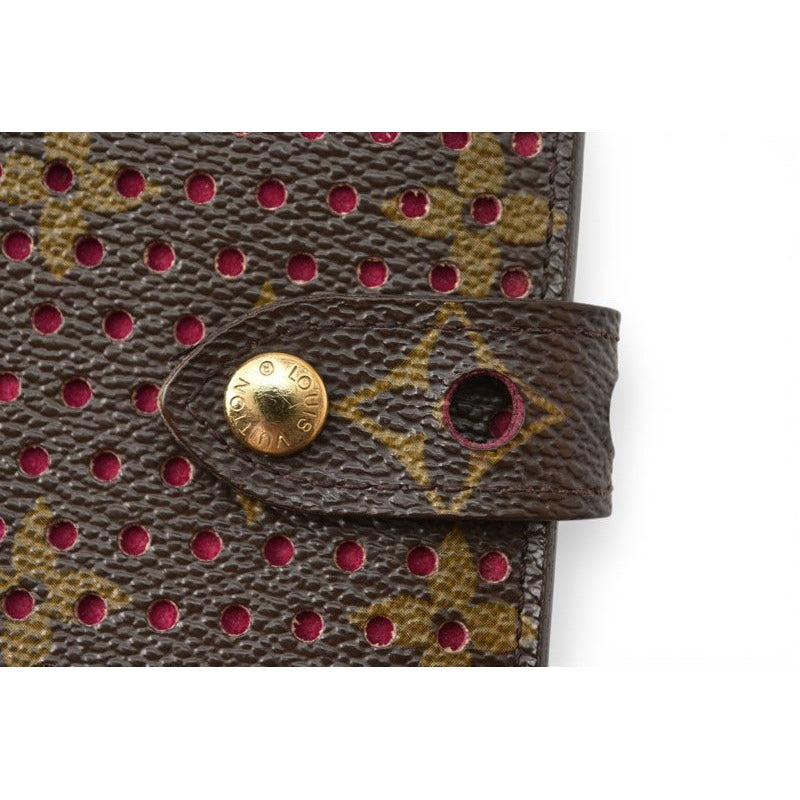 Louis Vuitton Wallet Bifold Compact Zip Monogram Perfo Fuchsia — view 3