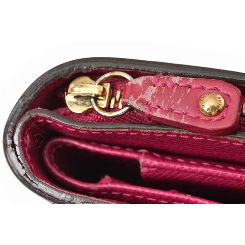 Louis Vuitton Wallet Bifold Compact Zip Monogram Perfo Fuchsia — view 4