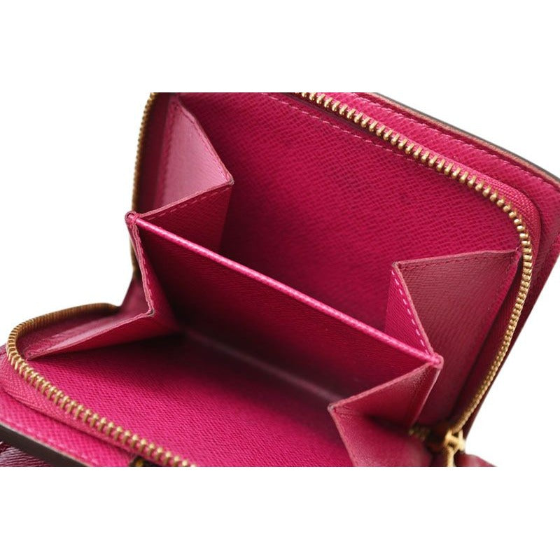 Louis Vuitton Wallet Bifold Compact Zip Monogram Perfo Fuchsia — view 5