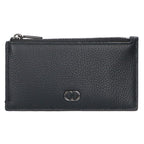 Dior CD Logo Fragment Leather Card Case