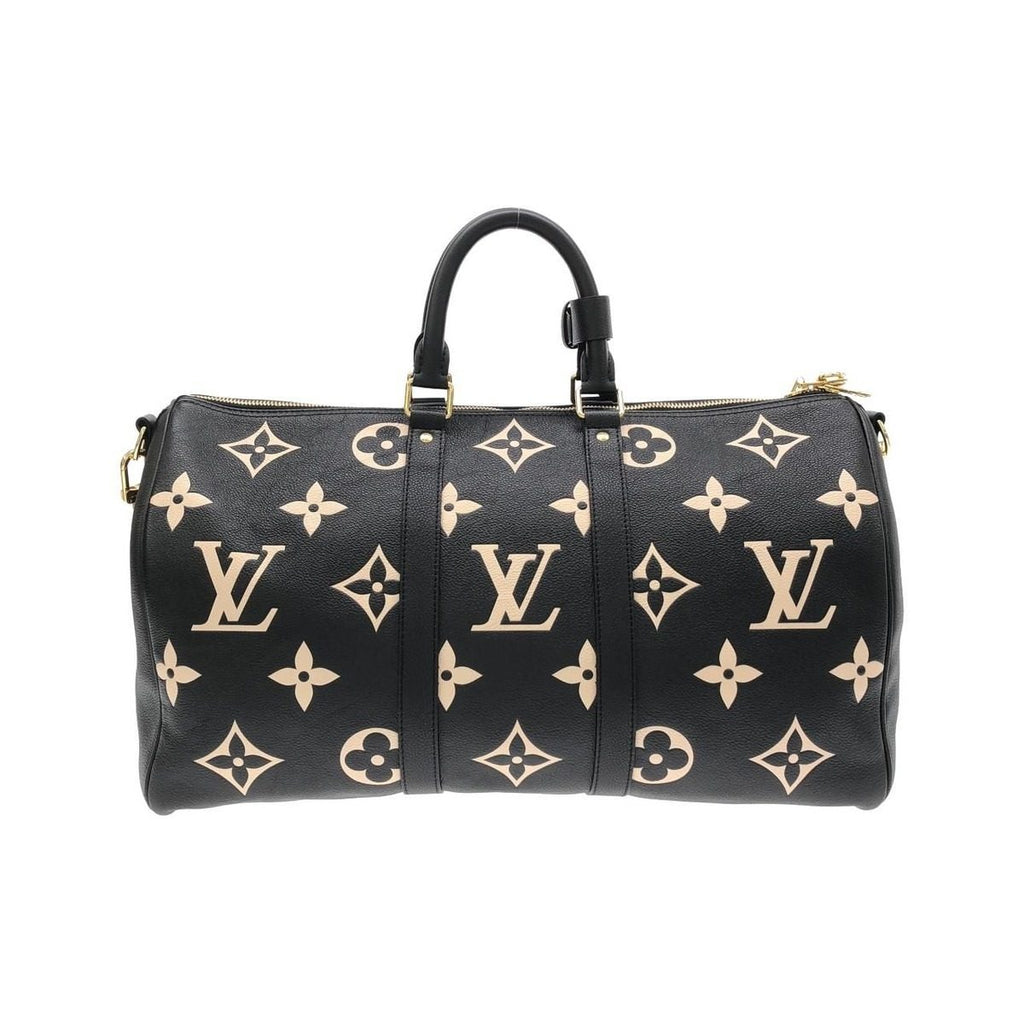 Louis Vuitton Bicolor Monogram Empreinte Keepall Bandouliere 45 cm Boston Bag — view 2