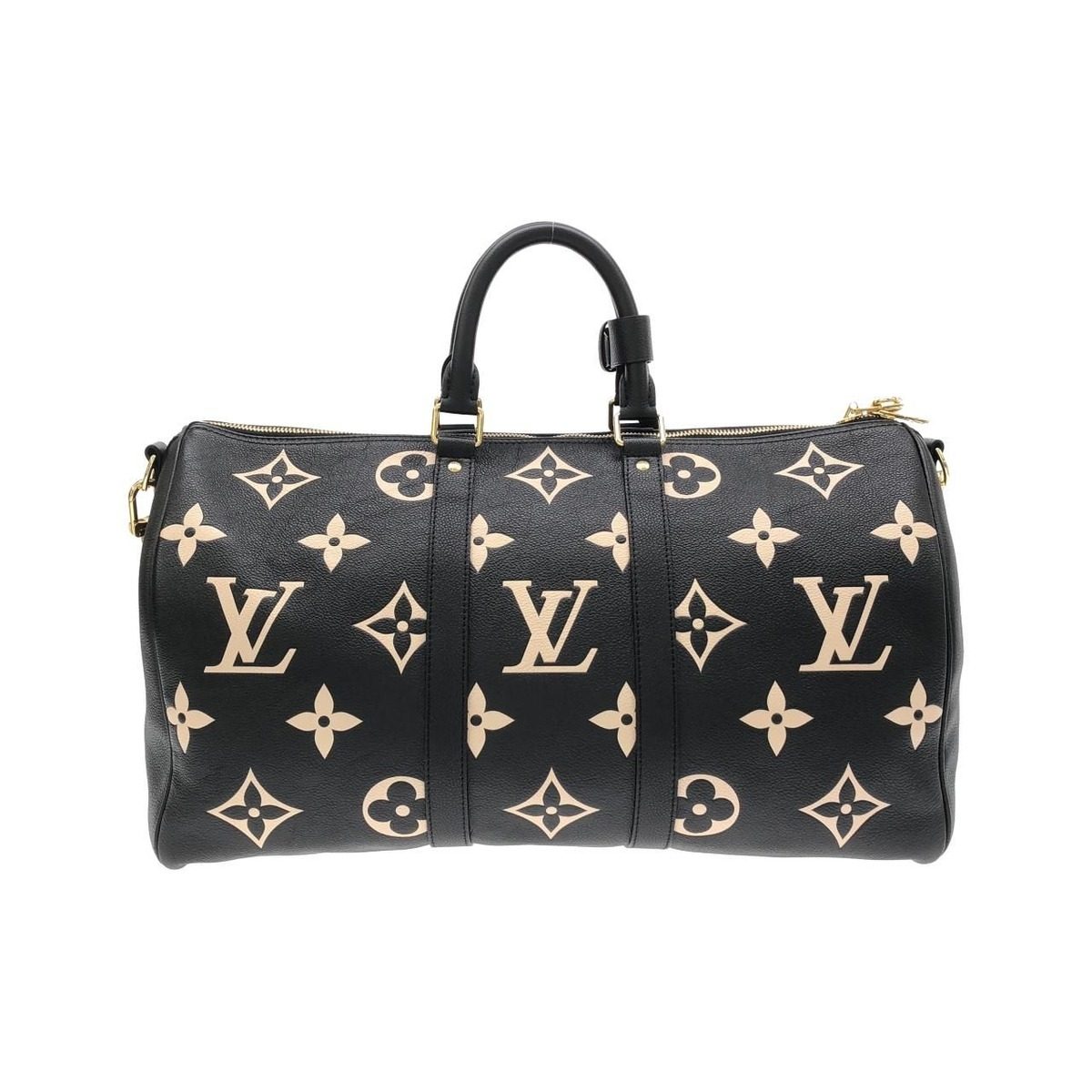 Louis Vuitton Bicolor Monogram Empreinte Keepall Bandouliere 45 cm Boston Bag — view 2