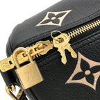 Louis Vuitton Bicolor Monogram Empreinte Keepall Bandouliere 45 cm Boston Bag — view 4