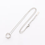 Saint Laurent Paris Necklace Cassandra Silver Stainless Steel — view 2