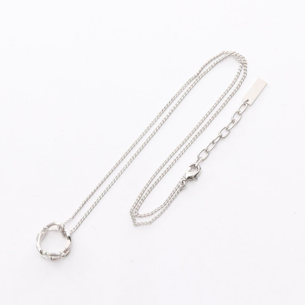 Saint Laurent Paris Necklace Cassandra Silver Stainless Steel — view 2