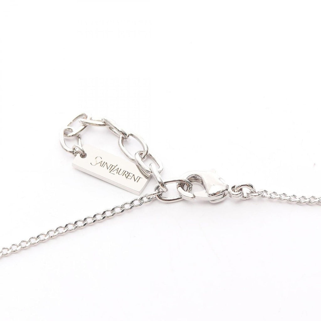 Saint Laurent Paris Necklace Cassandra Silver Stainless Steel — view 3