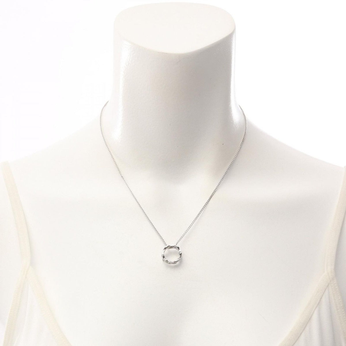 Saint Laurent Paris Necklace Cassandra Silver Stainless Steel — view 4