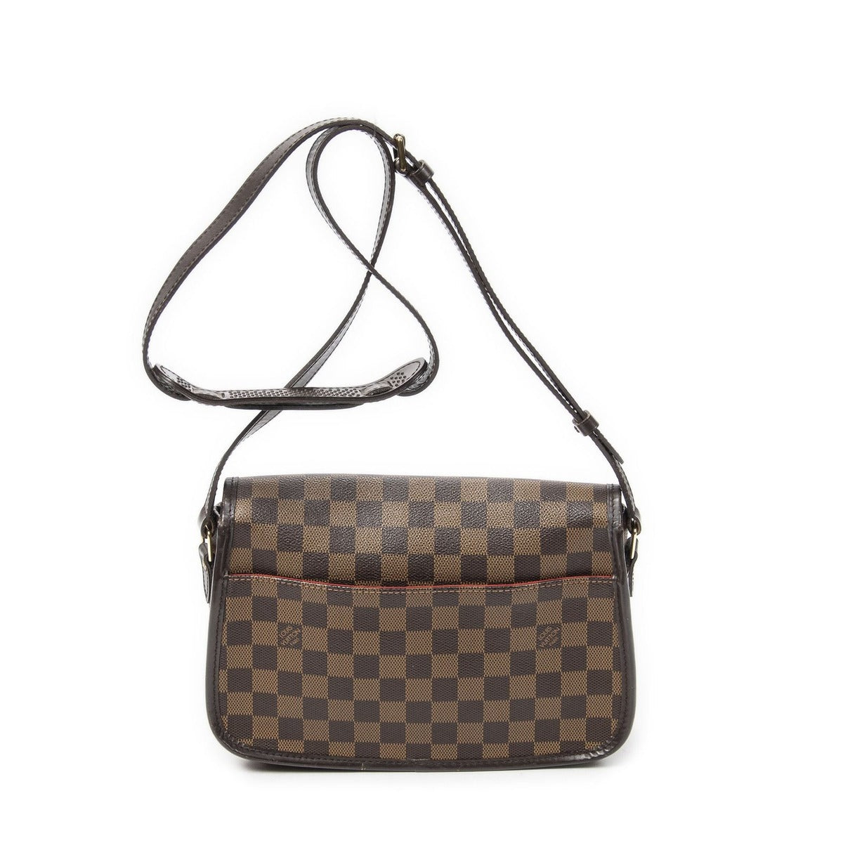 Louis Vuitton Sologne Brown Damier Ebene Shoulder Bag — view 5