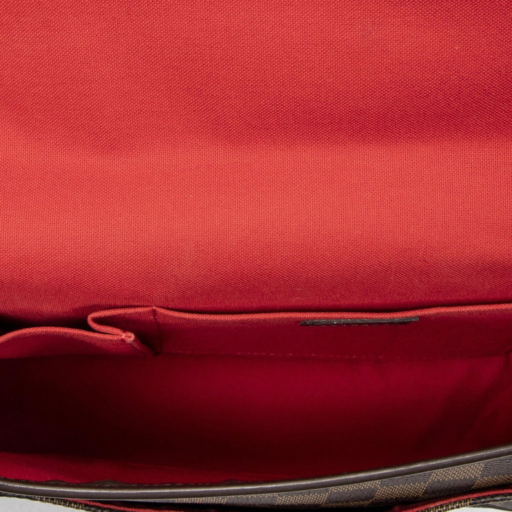 Louis Vuitton Sologne Brown Damier Ebene Shoulder Bag — view 9