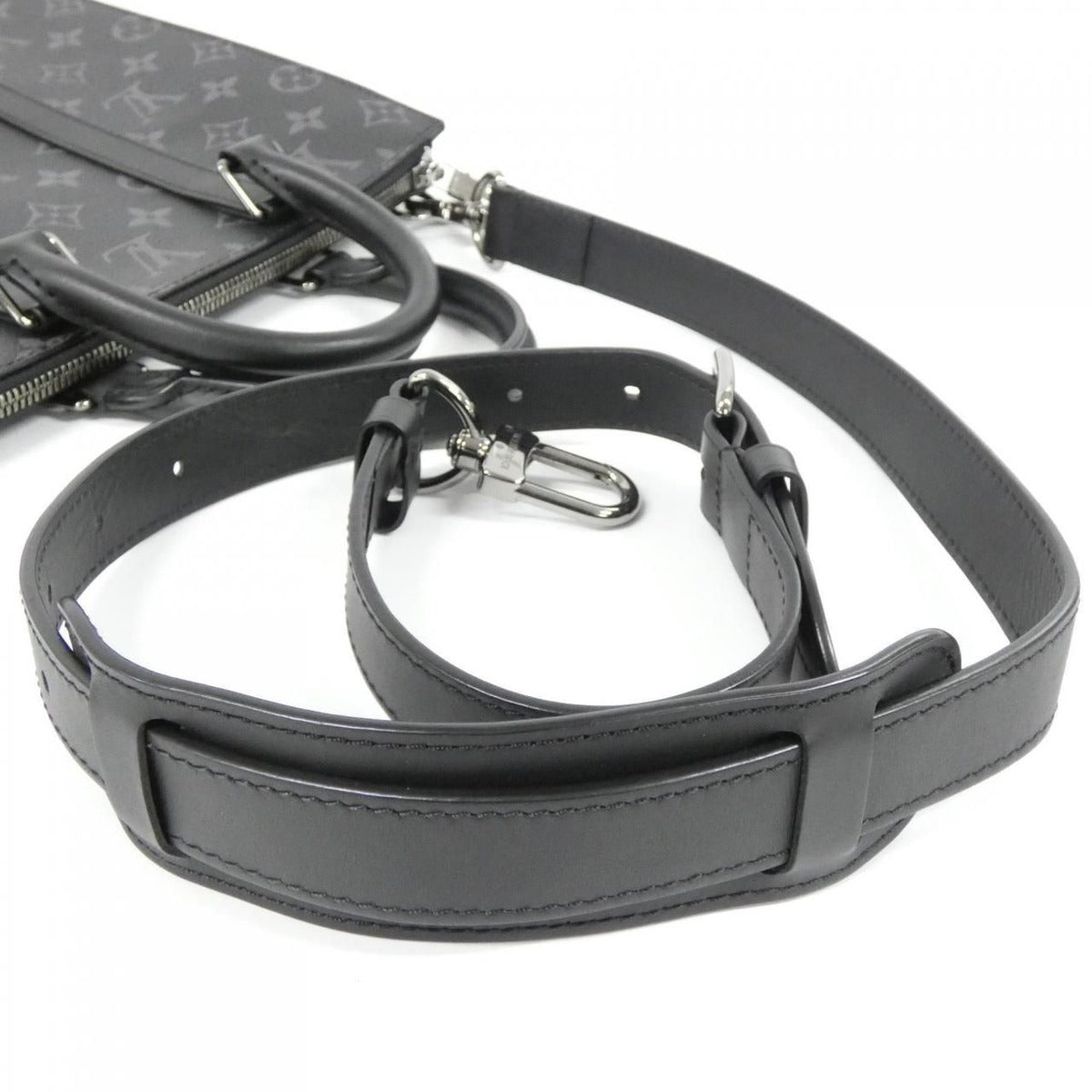 Louis Vuitton Monogram Eclipse Sac Plat Cross Bag — view 8