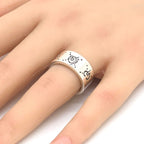 Gucci Ghost Ring Wide Star Silver — view 2