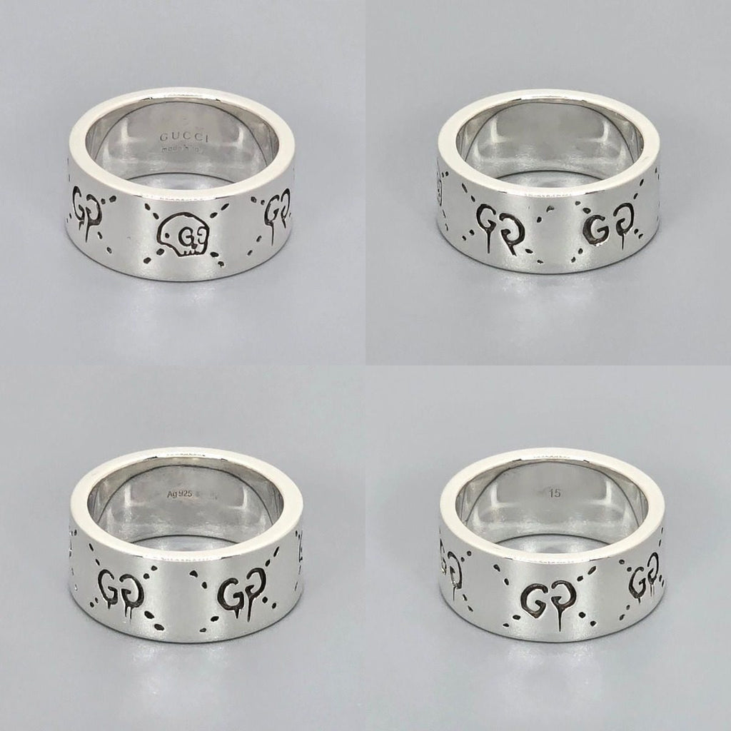 Gucci Ghost Ring Wide Star Silver — view 4