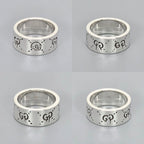 Gucci Ghost Ring Wide Star Silver — view 4