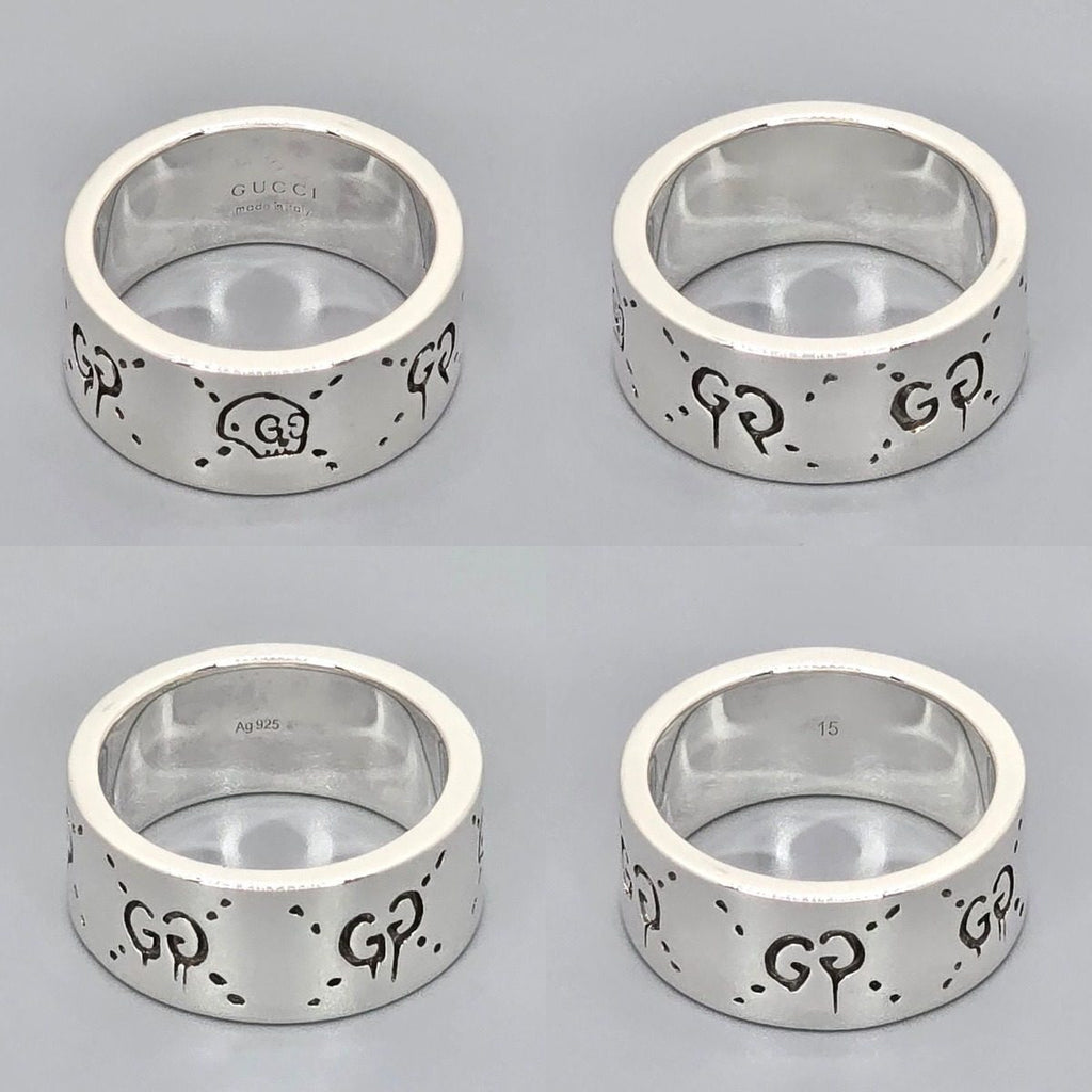 Gucci Ghost Ring Wide Star Silver — view 5