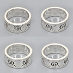 Gucci Ghost Ring Wide Star Silver — view 5