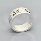 Gucci Ghost Ring Wide Star Silver — view 6