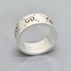 Gucci Ghost Ring Wide Star Silver — view 7