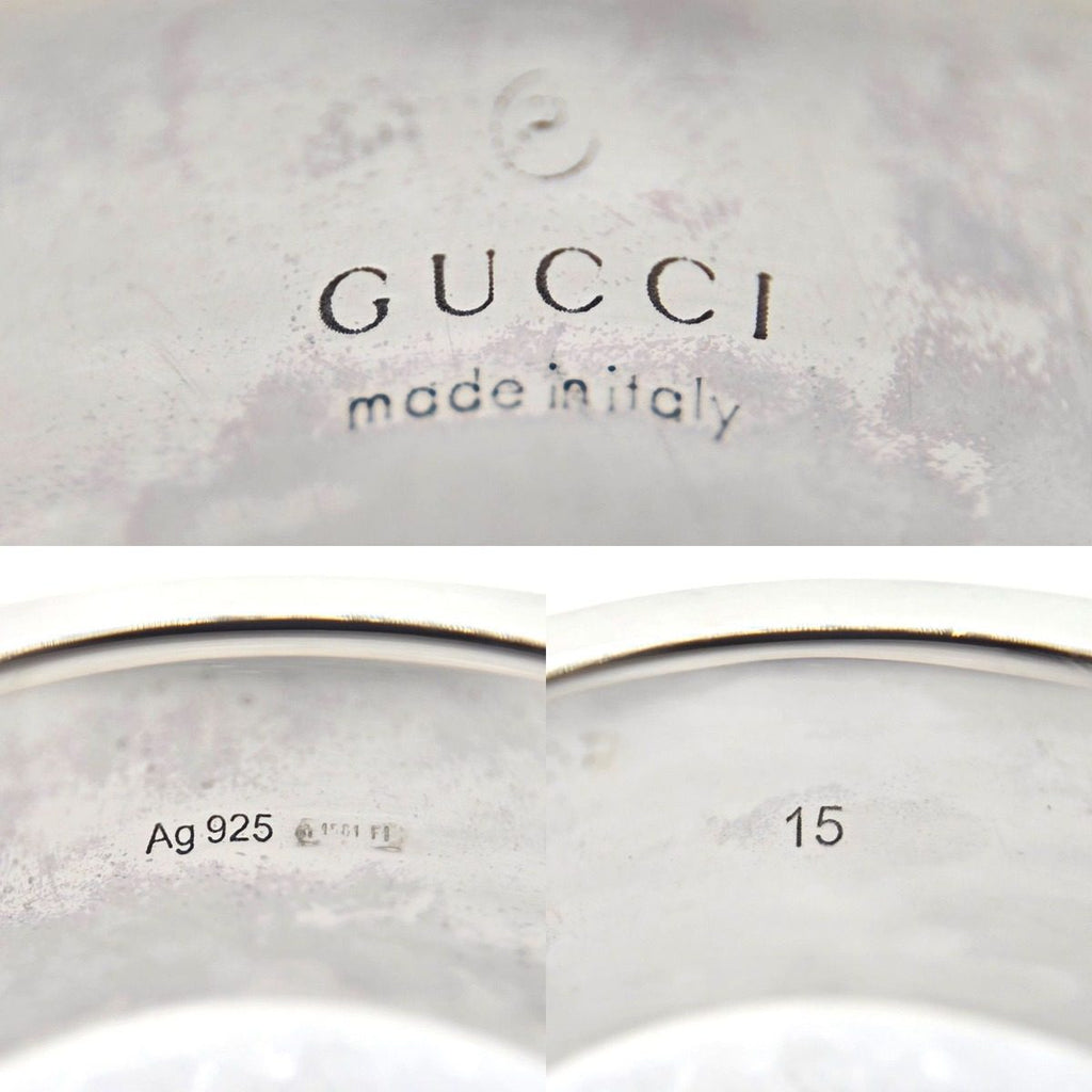 Gucci Ghost Ring Wide Star Silver — view 8