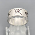 Gucci Ghost Ring Wide Star Silver