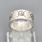 Gucci Ghost Ring Wide Star Silver