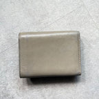 Bottega Veneta Trifold Wallet Intrecciato Leather Gray Men Women Compact — view 6