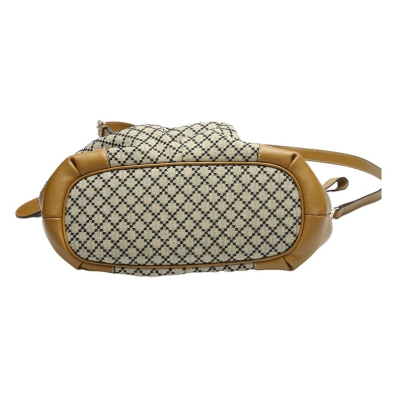 Gucci 2-way Shoulder Bag Diamante Tote Beige And Brown — view 6