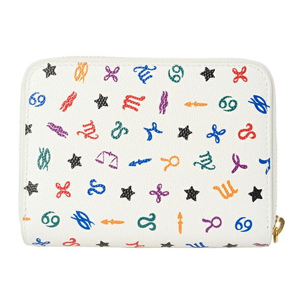 Saint Laurent Bifold Compact Wallet White Multi — view 2