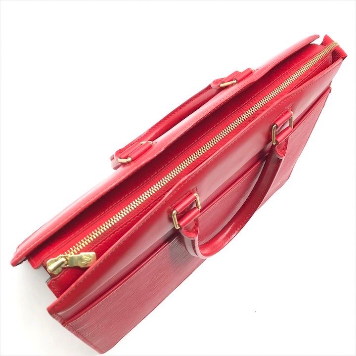 Louis Vuitton Non Stick Epi Riviera Hand Bag Red — view 6