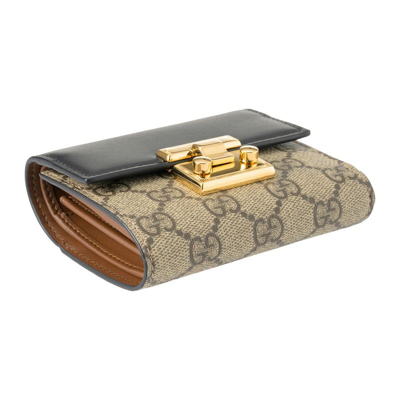 Gucci Bifold Wallet GG Supreme Black — view 3