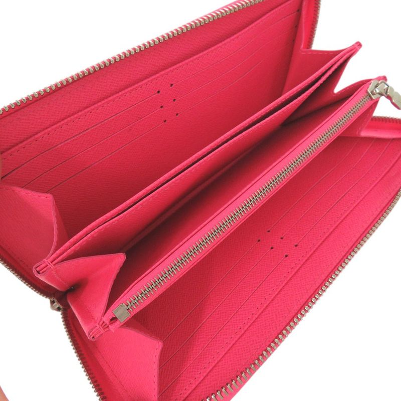 Louis Vuitton Epi Leather Round Zip Wallet Zippy Long Pink — view 5