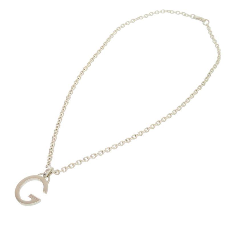 Gucci G Logo Silver 925 Necklace Accessory 0372 — view 4