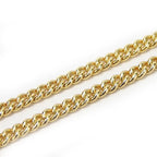 Christian Dior Necklace Metal Gold Black Accessories Logo Rhinestone — view 6