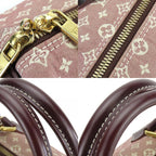 Louis Vuitton Handbag Speedy 30 Bandouliere Monogram Mini Lin Sepia — view 4